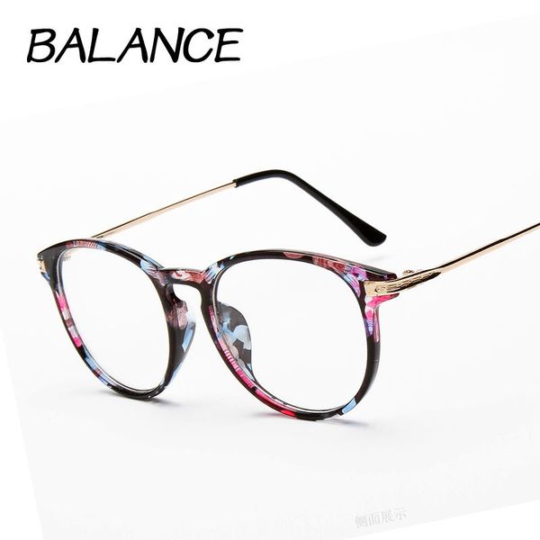 All'ingrosso- Occhiali da lettura Retro Unisex Punti in metallo occhiali da vista da donna montatura occhiali da vista da donna vintage con protezione UV ottica