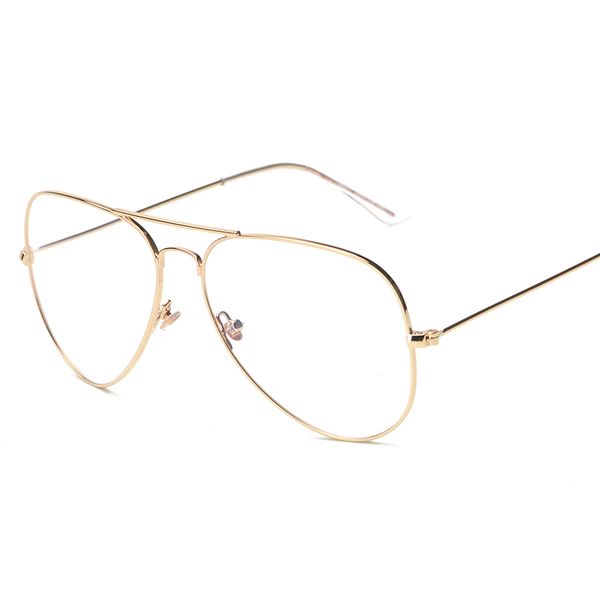 

wholesale- mimiyou 2 size wrap pilot eyewear optical women men reading glasses frame myopia eyeglasses brand design oculos de grau, Silver