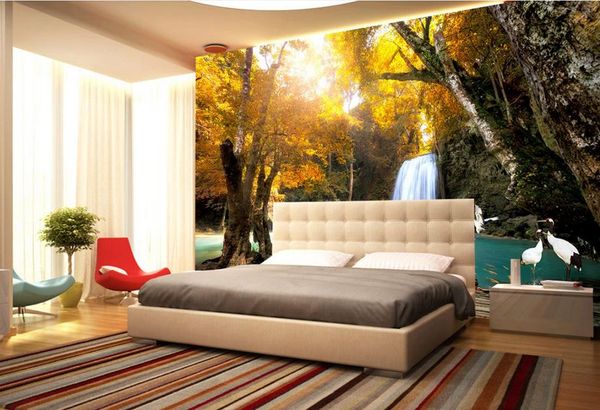 

wallpaper for walls roll water-saving waterfall 3d wallpaper for room