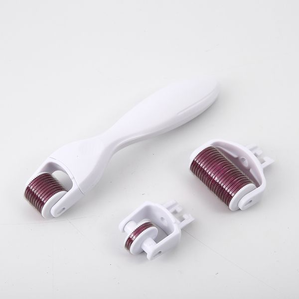 

dhl micro derma roller facial skincare dermatology therapy system for acne scars, wrinkles, blemish and blackheads 3 in 1 dermaroller kits