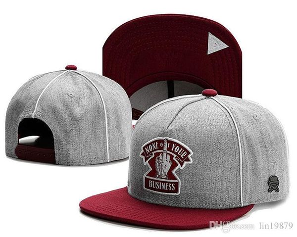

2017 мода Cayler сыновья ни один из вашего бизнеса Snapback шляпы кости gorras мужчины хип-хоп спорт мода бейсболки