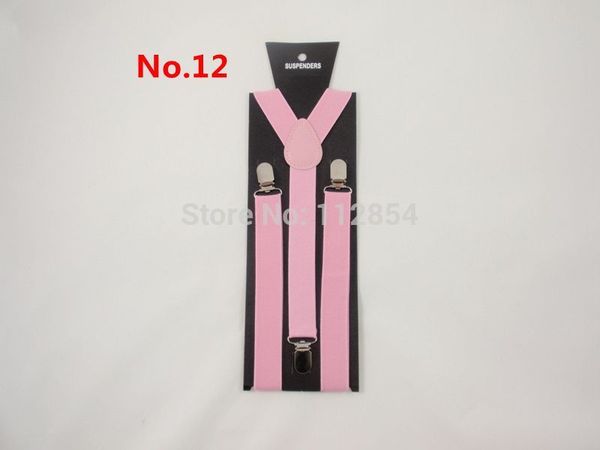 

wholesale-wholesale fashion braces candy color clip on braces elastic y-back suspenders adjustable braces,300 pcs/lot, Black;white