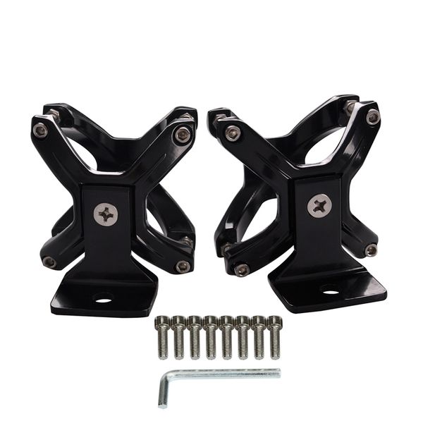 

wholesale 2" 3" aluminum bull bar clamps mount bracket fit round tube roll cage bumper light bar for atv car truck pickup offroad