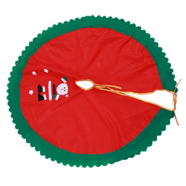 

wholesale- 90cm diameter 1pc new red santa claus tree skirt christmas tree skirt christmas tree decoration christmas supplies gi871343