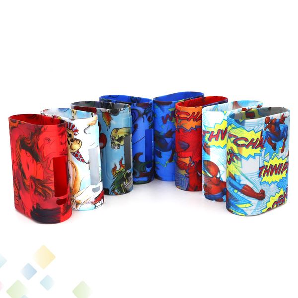 

Spiderman Case Istick Pico 25 Silicon Case Joker Fashion Design Bag Soft Silicone Sleeve Protective Cover Skin For Istick Pico 25 DHL Free