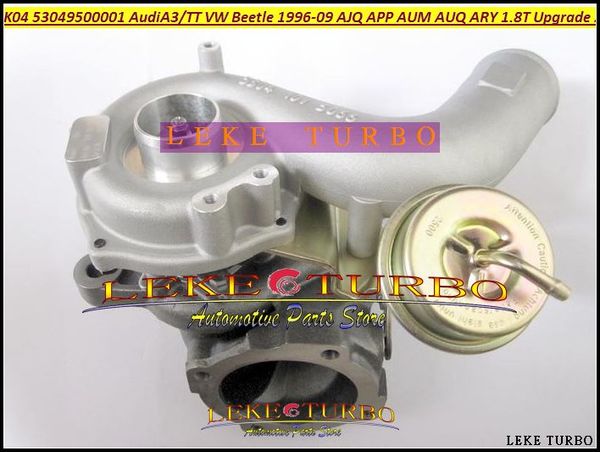 K04 53049500001 Turbo Turboşarj için Audi A3 TT için koltuk Ibiza VW Beetle 96-09 AJQ App Aum AUQ Ary 1.8T Yükseltme 1.8L-5V 220HP