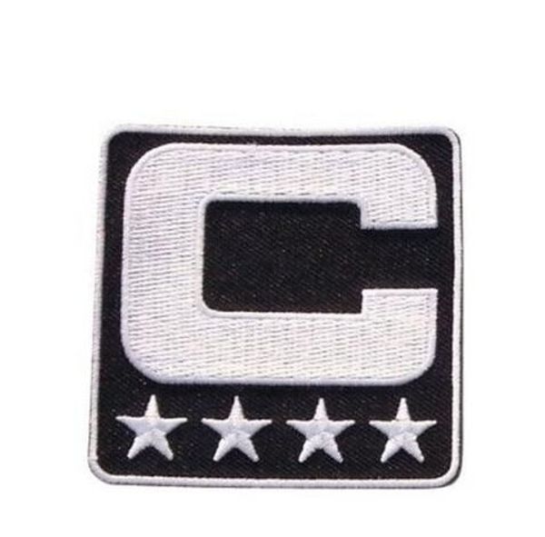 

wholesale- 2017 captain c patch iron or sewing on for jersey football, baseball. soccer, hockey, lacrosse, basketball