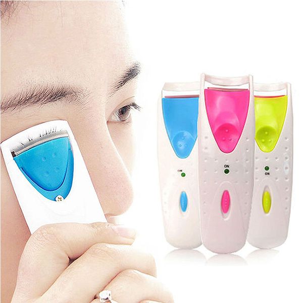 Hot New Elétrica Cílios Curler Longa Duração Heated Eyelash Eye Lashes Curler Maquiagem Dos Olhos Beleza Ferramentas