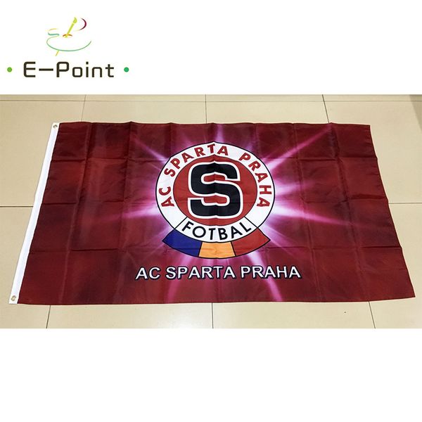 

Чешская Республика AC Sparta Praha 3*5ft (90 см*150 см) полиэстер флаг баннер украшения летающ