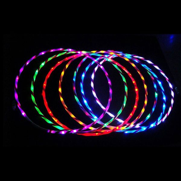 

wholesale- 90cm led glow performance hoop sports toys loose weight toy kids