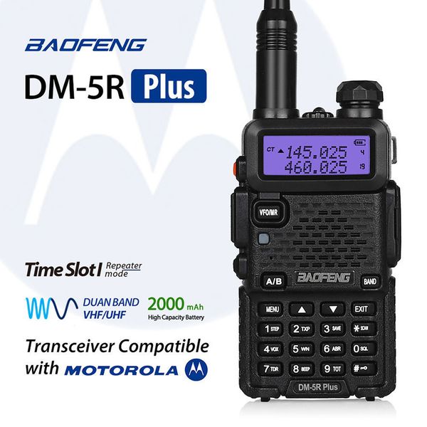 

Baofeng DM-5R плюс DMR цифровой Walkie Taklie двухдиапазонный трансивер УКВ УВЧ 136-174 / 400-480 МГц д