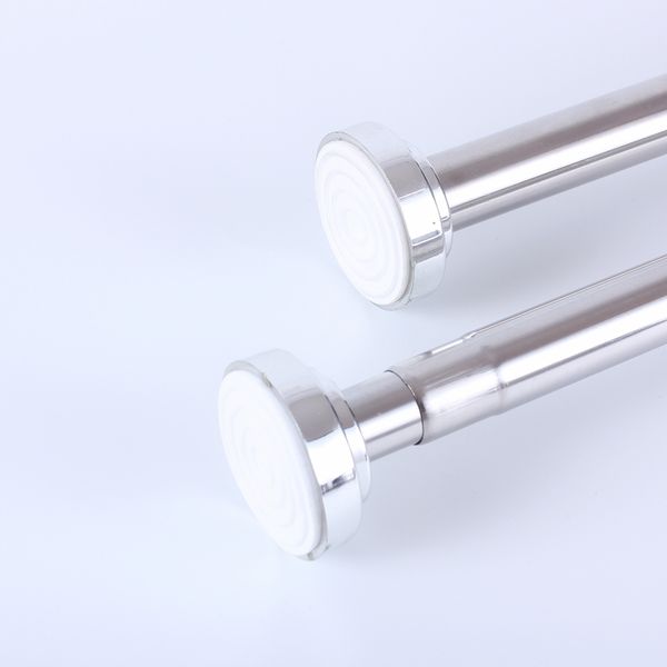 2019 Telescopic Spring Loaded Shower Curtain Rail Extendable