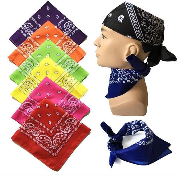 

Chri tma gift for boyfriend 100 cotton pai ley cowboy bandana hip hop handkerchief double ided printed quare multicolor muffler