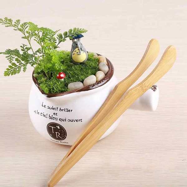 

straight bend wooden tweezers moss micro landscape ornaments special gardening tools diy zakka fairy garden bonsai craft tools