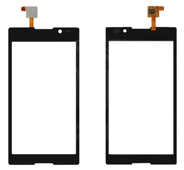 

touchscreen digitizer glass panel front glass lens sensor for sony c2305 s39h xperia c with logo tools