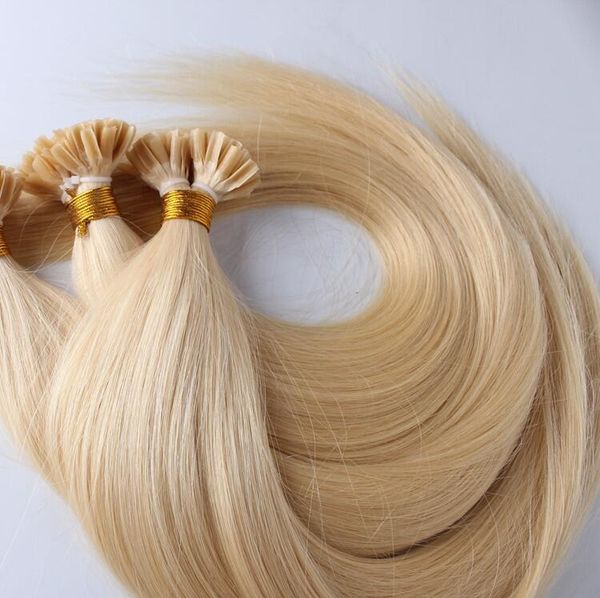 Keratin Nail U Tip Hair 1g S 100s Pack Blonde Color 613 60 22