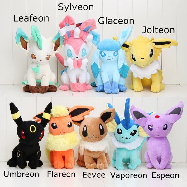 

Pikachu Плюшевые игрушки 30см sylveon Glaceon Leafeon Jolteon Umbreon Flareon Eevee Espeon Vaporeon с тегом Kid