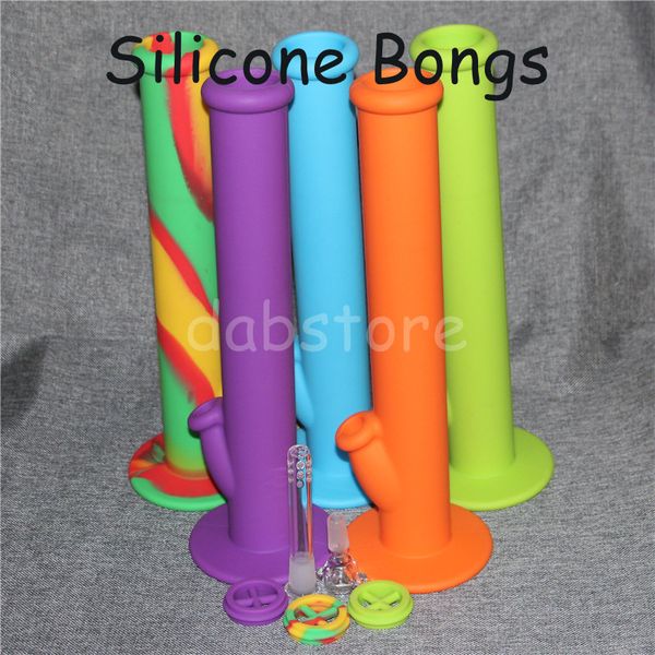 

New Style Hot Quality Silicon water bongs glass bongs glass water pipe silicone bongs silicone water pipes free shipping DHL