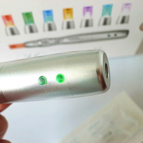 

rechargeable pn led derma pen electric miconeedle therapy dermapen