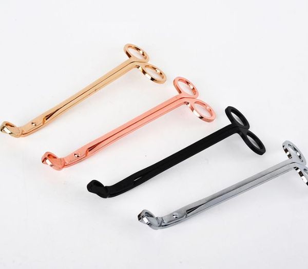 

factoryprice 18*6cm stainless steel candle wick trimmer oil lamp trim scissor tijera tesoura cutter snuffer tool hook clipper wn007m