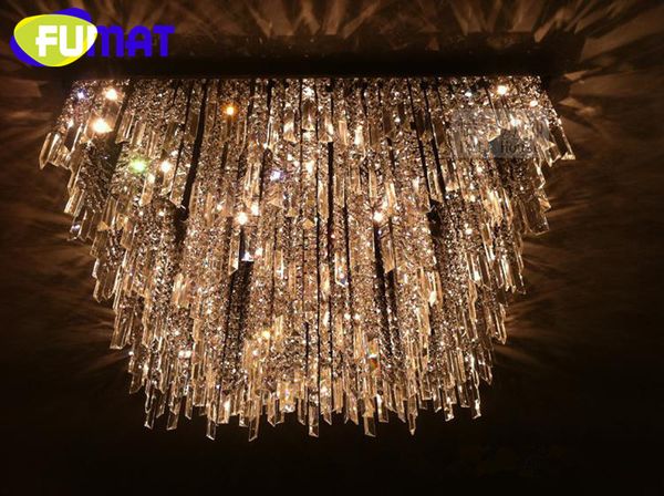 2019 Fumat Remote Control Luxury Crystal Fashion Ceiling Light For