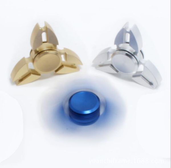 Tri Hand Spinner Triangle Torqbar Brass Finger Toy EDC Focus ADHD Autism