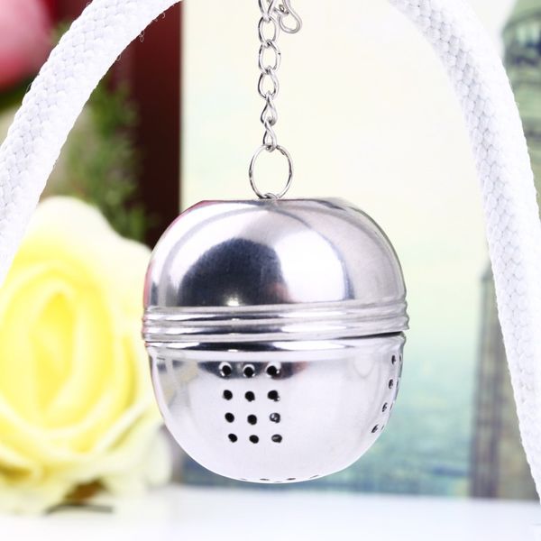 

4cm tea balls stainless steel tea filter oval tea ball strainer