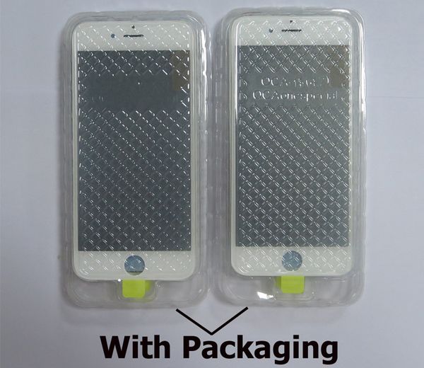 

Original gla with bezel frame oca polarizer film pre in talled cold pre for iphone 6g 4 7 inch