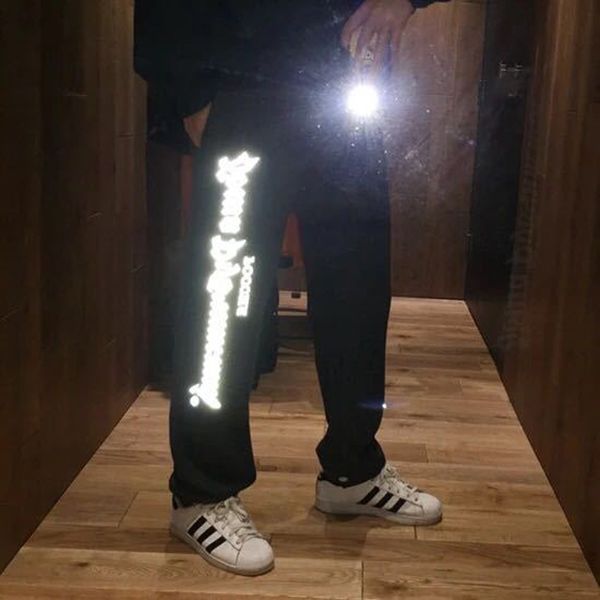 

2017 Gosha Rubchinskiy Sweatpants High Quality Pants Letter Printed Casual Cotton Sweatpants Oversized Hip Hop Fashion Pants HFXYKZ003