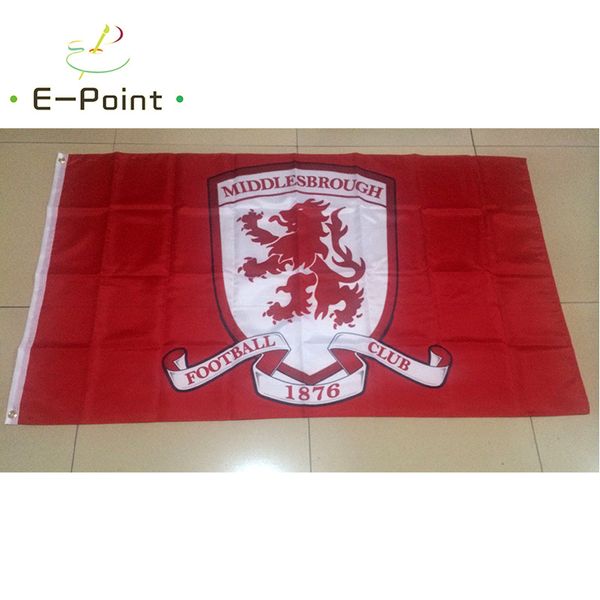

Англия Мидлсбро 3 * 5 футов (90см * 150см) Полиэстер EPL флаг Баннер украшение летающего