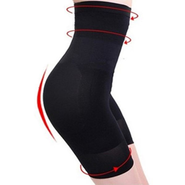 

wholesale- body shaping high waist control pants womens breathable panties slim seamless shaping pants underwear, Black;white
