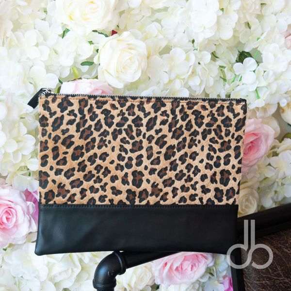 

short-pile velour cheetah clutch bag wholesale blanks leopard pu patchwork leopard cosmetic bag bridemaid gift makeup bagdom106668