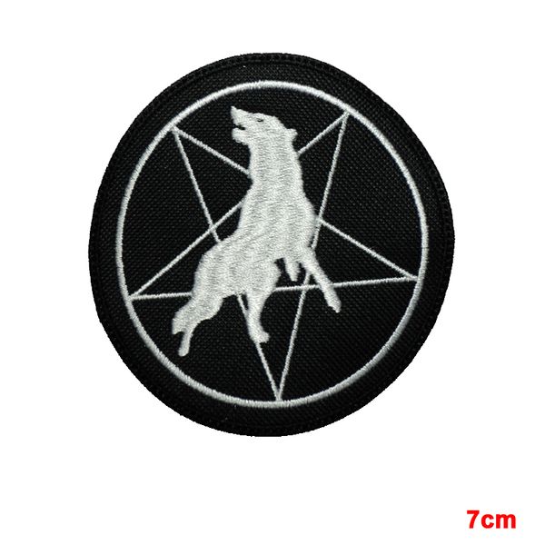 

MARDUK EMBROIDERED LOGO BLACK METAL BACK IRON ON fabric applique decoration PATCH for Jacket Jeans Clothing Badge