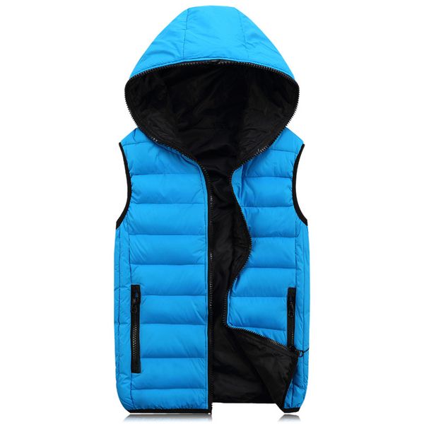 

wholesale- coats size jacket vest plus winter mens sleeveless overcoat thicken outwear waistcoat autumn clothing warm brand waterproof eion, Black