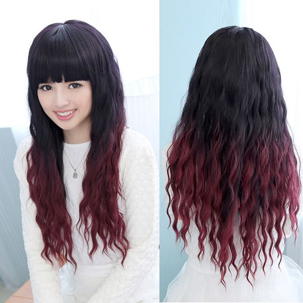 

омбре бразильские девственные волосы ткет два тона 1b 99j бургундия красное вино перуанский малайзийский индийский камбоджийский естественна, Black;brown