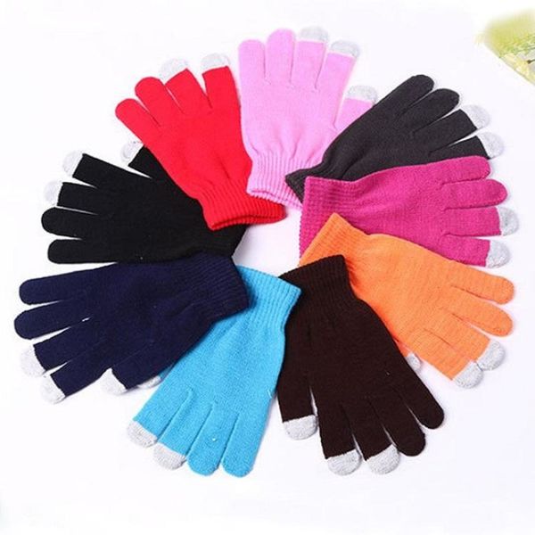 

dhl hipping knit wool touch gloves for mobile phone touch screen gloves for smartphone