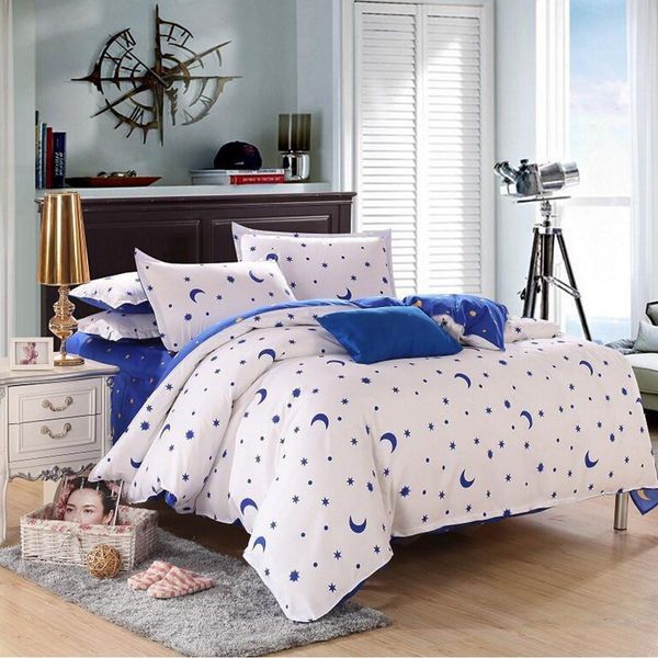 

wholesale-3pcs/4pcs bed quilt duvet cover pillowcae flat sheet bedding bedclothes sets single/double/king size home decor