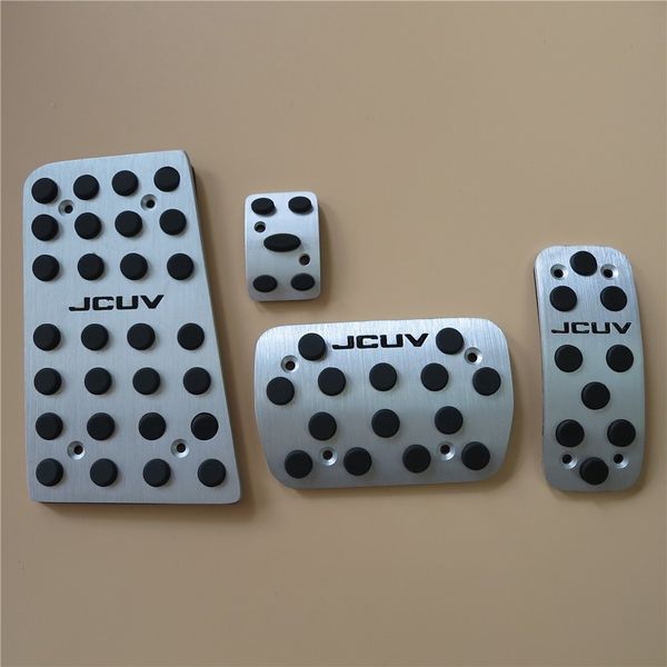 

aluminium accessories for dodge jcuv journey accelerator brake foot rest at pedal pad non-slip plate,car styling sticker cover