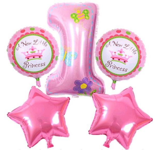 

foil happy decoration helium birthday birthday blue baloon number baby balloons balloon balloons pink 1th fsxxn