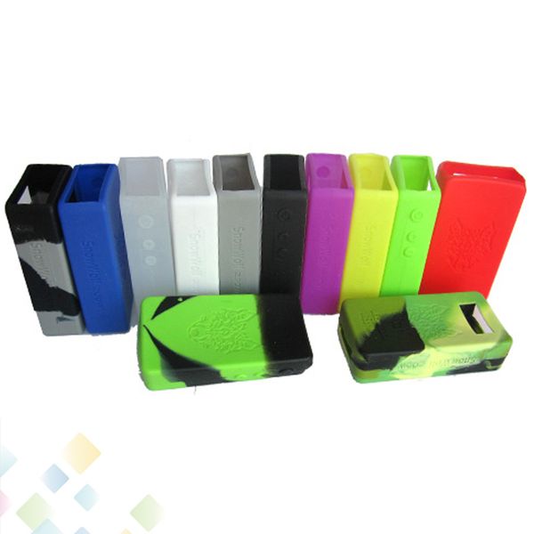 

Colorufl Snow Wolf Silicone Case Protective Sleeve Cover for Snow Wolf 200W Snowwolf TC 200 Box Mod High quality DHL Free