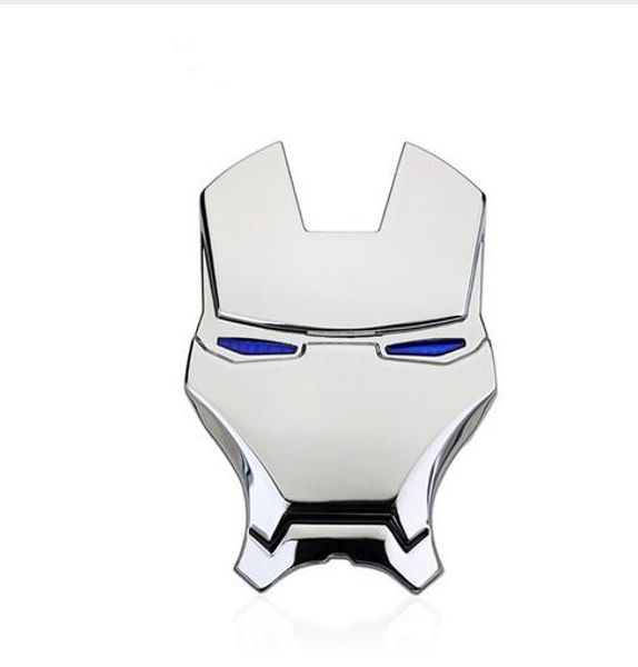 

3d chrome metal iron man наклейки с эмблемами автомобилей украшение логотипа мстители стайлинг автомобилей наклейки внешние аксессуары сереб