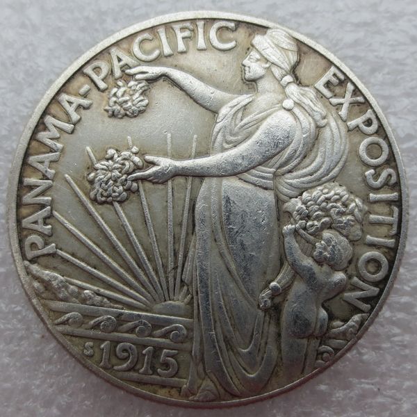 

1915-S Панама Тихоокеанская экспозиция памятная половина доллар копия монеты старый стиль копия монеты Бесплатная доставка