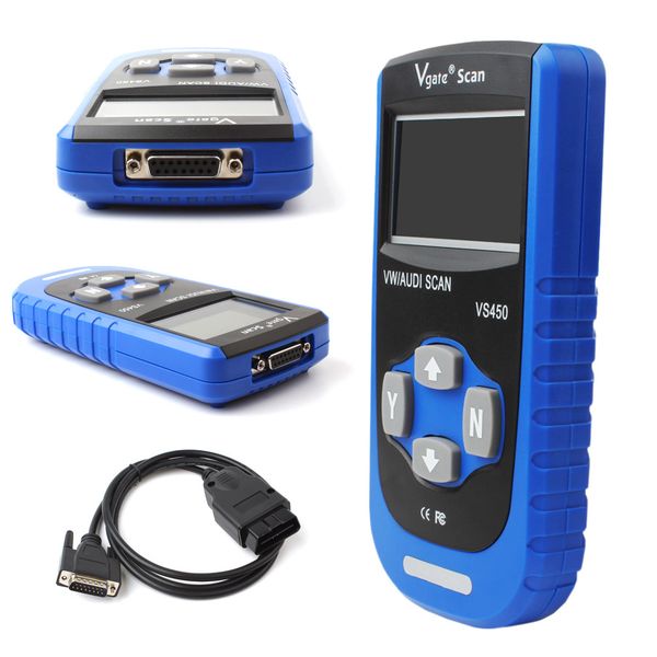 

Инструмент vGate VS450 диагностический АБС подушки безопасности сканер инструмент дл