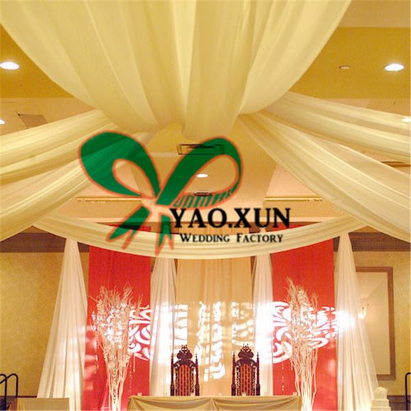 2020 100 Ice Silk Roof Ceiling Fabric Canopy Drapery For