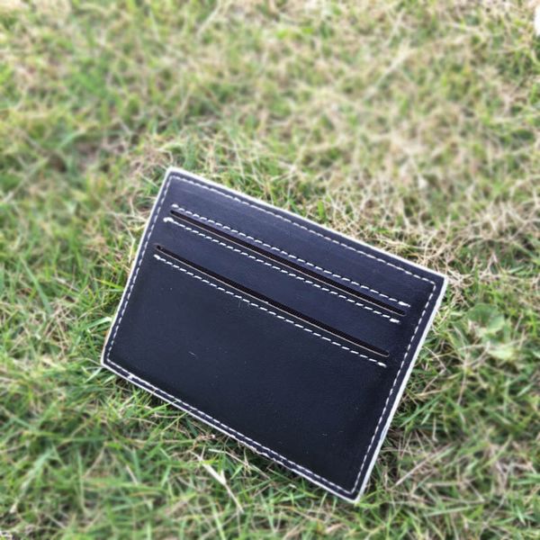 

wholesale blanks pu faux leather credit card case holder organizer card protector id card holder dom103424, Brown;gray