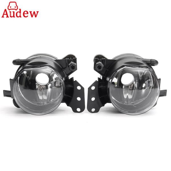 

pair car front fog lights lamps housing lens clear for bmw e60 e90 e63 e46 323i 325i 525i