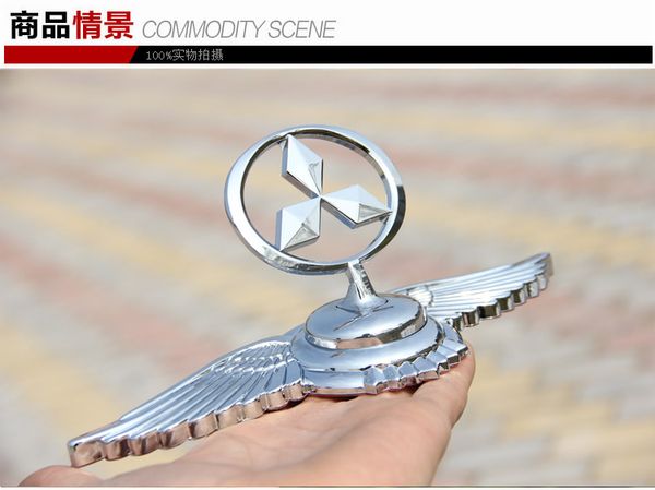 

значок эмблемы автомобиля мицубиси chromed