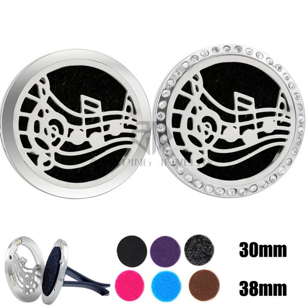 

Круглый стальной цвет музыка дизайн (30 мм) магнитная ароматерапия эфирное масло 31