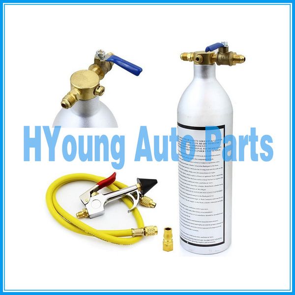 

auto air conditioner system flush canister gun kit r134 r12 r22 r410 r404