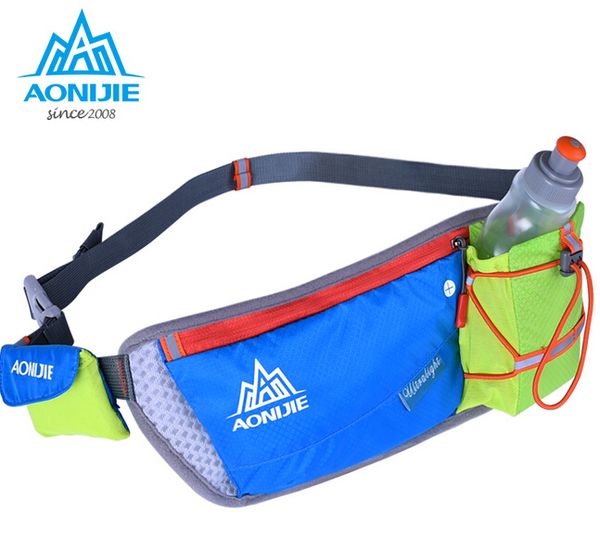 

wholesale- aonijie running hydration belts bottle holder belt reflective running water belt fanny pack men women waist packs